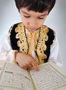 Positive kid muslim