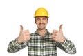 Positive manual worker Royalty Free Stock Photo