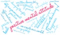 Positive Mental Attitude Word Cloud Royalty Free Stock Photo