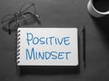 Positive Mindset, Motivational Words Quotes Concept Royalty Free Stock Photo