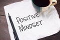 Positive Mindset, Motivational Words Quotes Concept Royalty Free Stock Photo