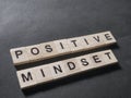 Positive Mindset, Motivational Words Quotes Concept Royalty Free Stock Photo