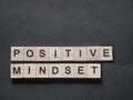 Positive Mindset, Motivational Words Quotes Concept