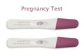 Positive and Negative Pregnancy Test