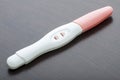 Positive pregnancy test Royalty Free Stock Photo