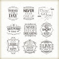 Positive quotes set