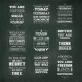 Positive quotes set