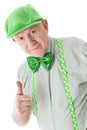 Positive Senior Irishman Royalty Free Stock Photo