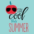 Positive summer poster Royalty Free Stock Photo