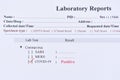 Positive test result of COVID-19