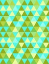 Positive triangular seamless texture in harmonious colors