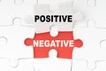 Positives and Negatives Royalty Free Stock Photo