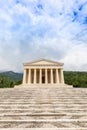 Possagno, Italy. Temple of Antonio Canova with classical colonnade and pantheon design exterior Royalty Free Stock Photo