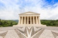 Possagno, Italy. Temple of Antonio Canova with classical colonnade and pantheon design exterior Royalty Free Stock Photo