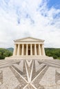 Possagno, Italy. Temple of Antonio Canova with classical colonnade and pantheon design exterior Royalty Free Stock Photo