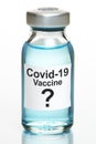 Possible cure with vaccine vial for Coronavirus, Covid 19 virus Royalty Free Stock Photo