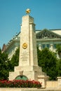 Russian Soviet Heroic monument in Budapest, Hungary, at Liberty Freedom Square.