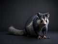 Possum isolated. Ai Generated