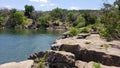 View One of Lake Cove at Possum Kingdom State Park Royalty Free Stock Photo