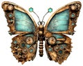 Post Apocalyptic Butterfly Isolated â AI Generated 3D Illustration