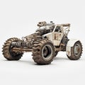 Post-apocalyptic Desert Vehicle: Go-kart Inspired By Dieter Rams And Mad Max