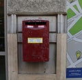 Post box Rome city Italy