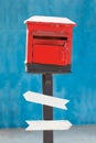 Post Box vintage design Royalty Free Stock Photo