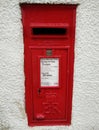 Post box on wall Royalty Free Stock Photo