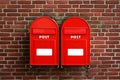Post boxes Royalty Free Stock Photo