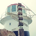 Post at Cape of Good Hope Royalty Free Stock Photo
