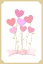 Post Card Valentine. Royalty Free Stock Photo