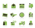 Post, correspondence and Office Icons