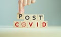 Post covid concept. Hope and the end. Long covid; long-term effects of coronavirus. Chronic fatigue, feeling tired easily. Medical Royalty Free Stock Photo