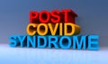 Post covid syndrome on blue