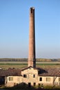 Post-industrial archeology - An old brick factory Royalty Free Stock Photo