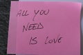 Post-it with motivational phrases Royalty Free Stock Photo