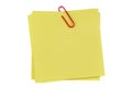 Post-It Note and Clip