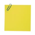 Post-It Note & Clip.