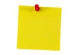 Post-It Note and Push Pin Royalty Free Stock Photo