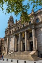 Post office building in Barcelona, Spain Royalty Free Stock Photo