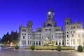 Post Office Building at Cibeles Square at morning Royalty Free Stock Photo