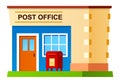 Post office - modern flat design style single isolated image