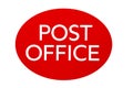 Post office sign Royalty Free Stock Photo