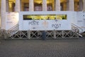 Post office on St. Peter`s Square in the Vatican City Royalty Free Stock Photo