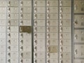 Post parcel mailboxes. Delivery locker letter boxes