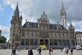 The post-plaza in Ghent.