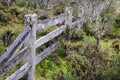 Post and rail fence Royalty Free Stock Photo