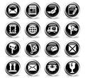 post service icon set Royalty Free Stock Photo