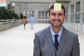 Post it showing an important reminder Royalty Free Stock Photo