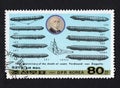 Post stamp dedicated to Ferdinand von Zeppelin